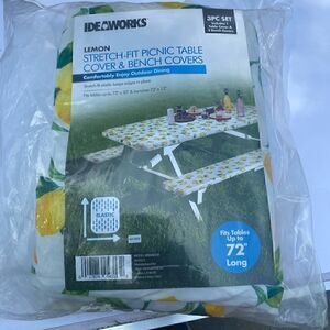 Lemon stretch in fit cover an bench cover